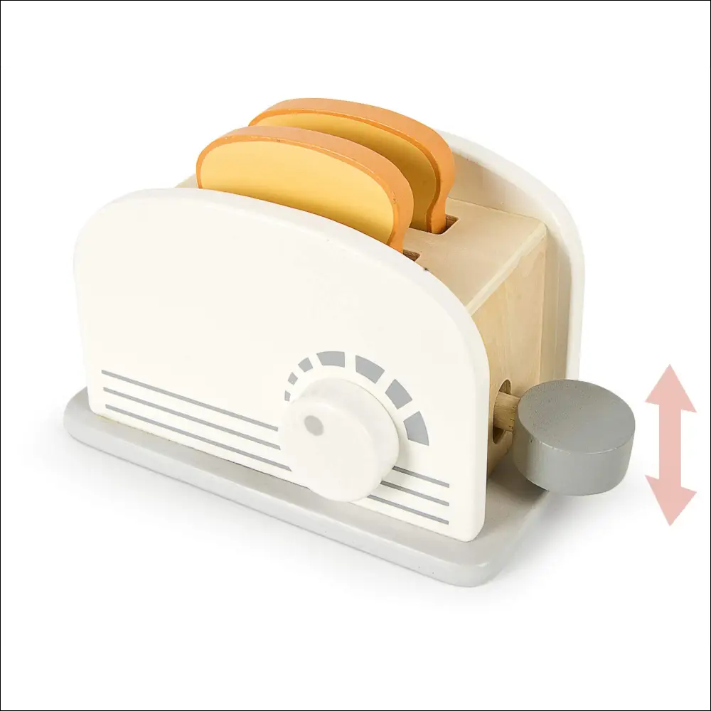Juego de Cocina Infantil Leomark Gris con Madera Cafetera y Licuadora - Juguete