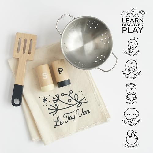 Cocina de juguete grande con utensilios de cocina
