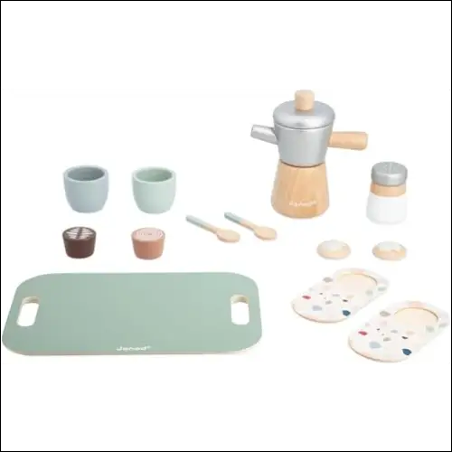 Cafetera Italiana de Juguete con accesorios para despertar la imaginación infantil