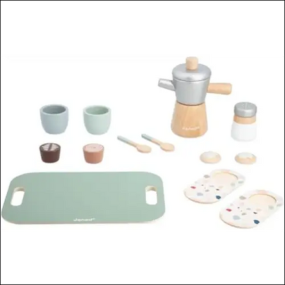 Cafetera Italiana de Juguete con accesorios para despertar la imaginación infantil