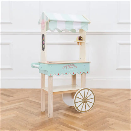 Carrito de helados clásico Le Toy Van, juguete colorido para juego imaginativo