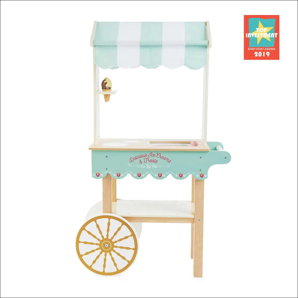 Carrito de helados clásico Le Toy Van en colores pastel para juego imaginativo