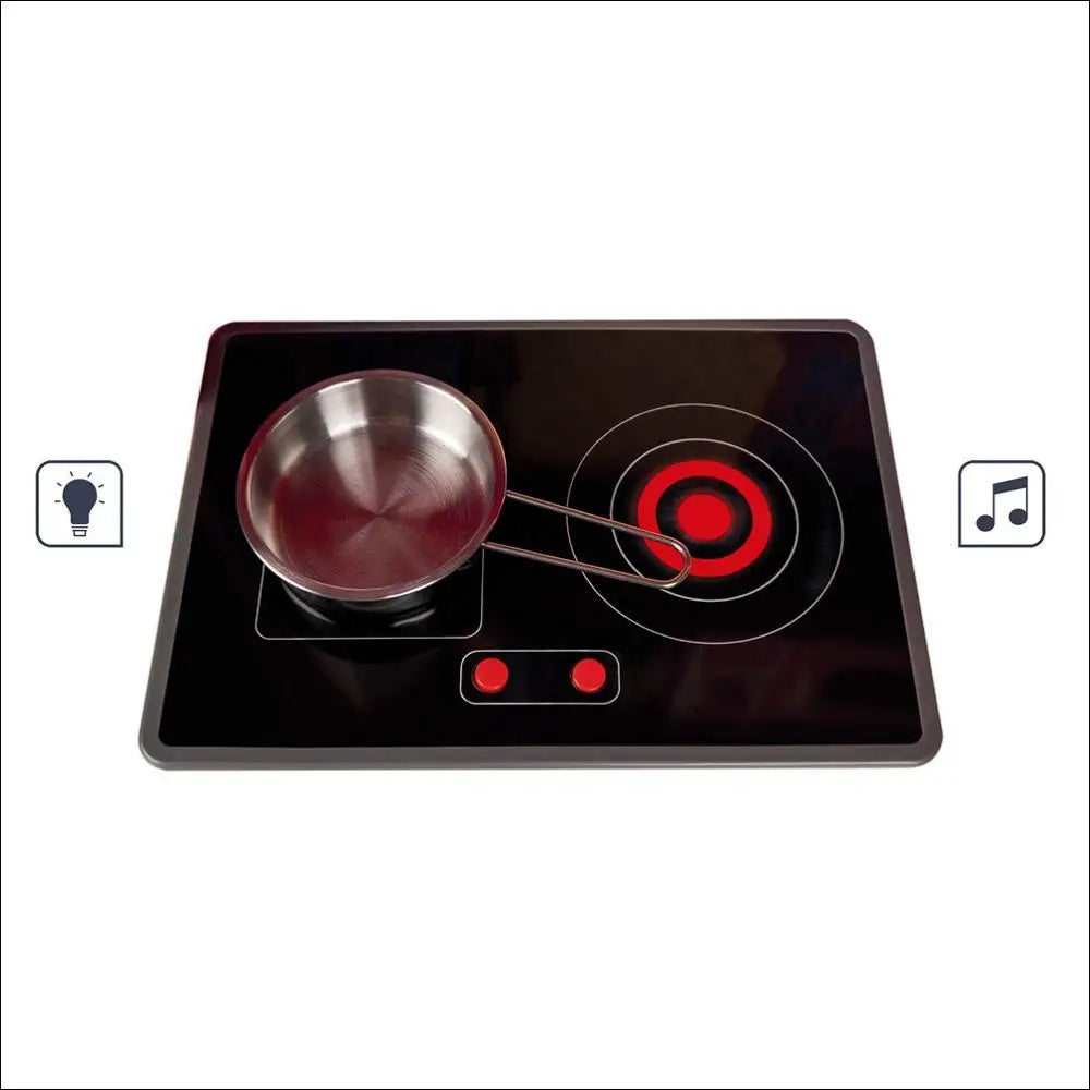 Cocinita de Madera de Doble Cara para Desarrollar Creatividad Infantil - Juguete