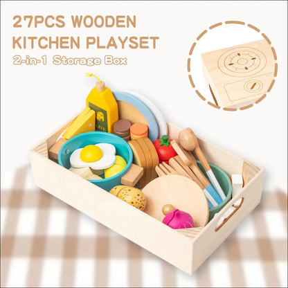 Cocinitas de madera Smartwo para juegos imaginativos y creativos - Juguete