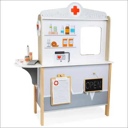 Juguete Hospital Mamabrum de madera para niños, ideal para pequeños médicos