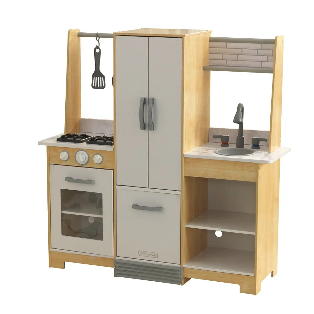 Cocinita Modern-Day de KidKraft, ideal para pequeños chefs con juguetes de madera