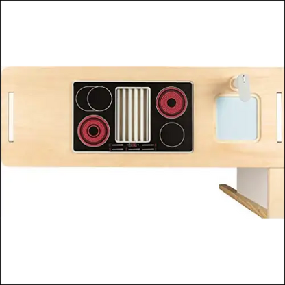 Juego de cocina con estufa y parrilla de la Tienda-Cocina Small Foot para niños