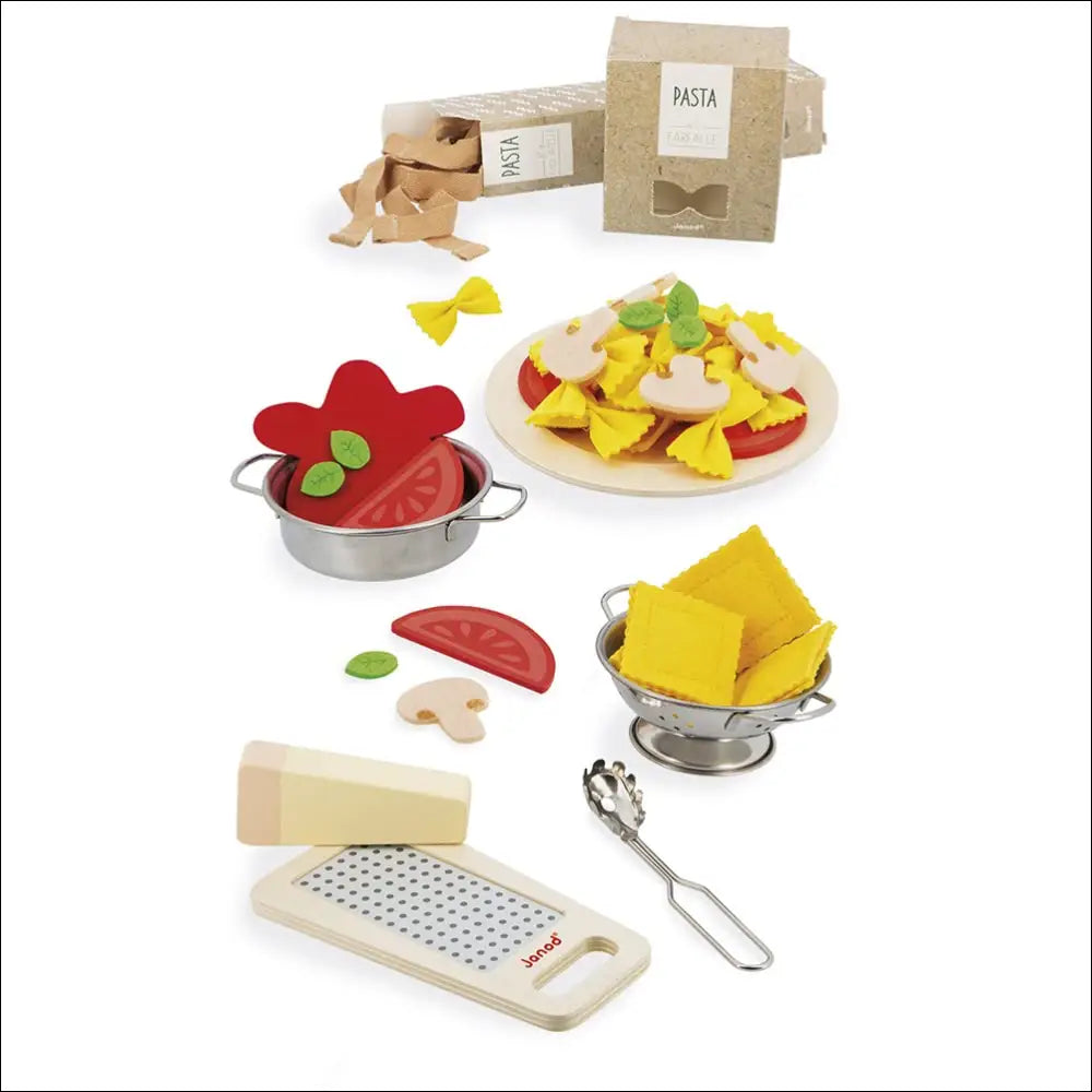 Kit de Cocina de Pasta Italiana Janod para Pequeños Chefs - Juguete