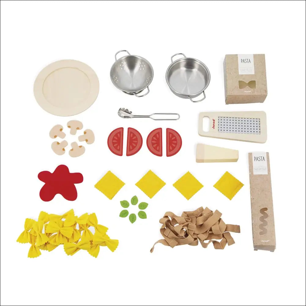 Kit de Cocina de Pasta Italiana Janod para Pequeños Chefs - Juguete