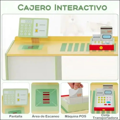 Kiosco interactivo de cajero automático en Supermercado con Mostrador Costway