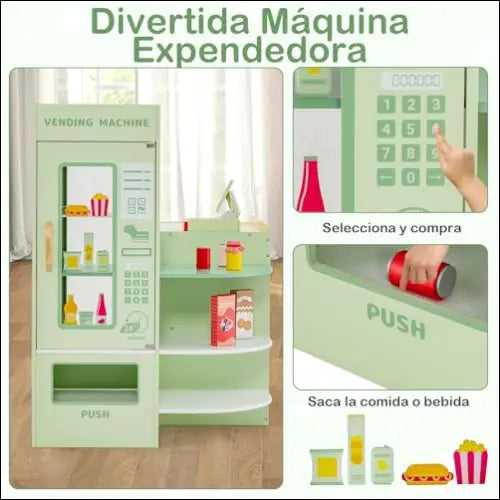 Juego de máquina expendedora con alimentos y bebidas del Supermercado Costway
